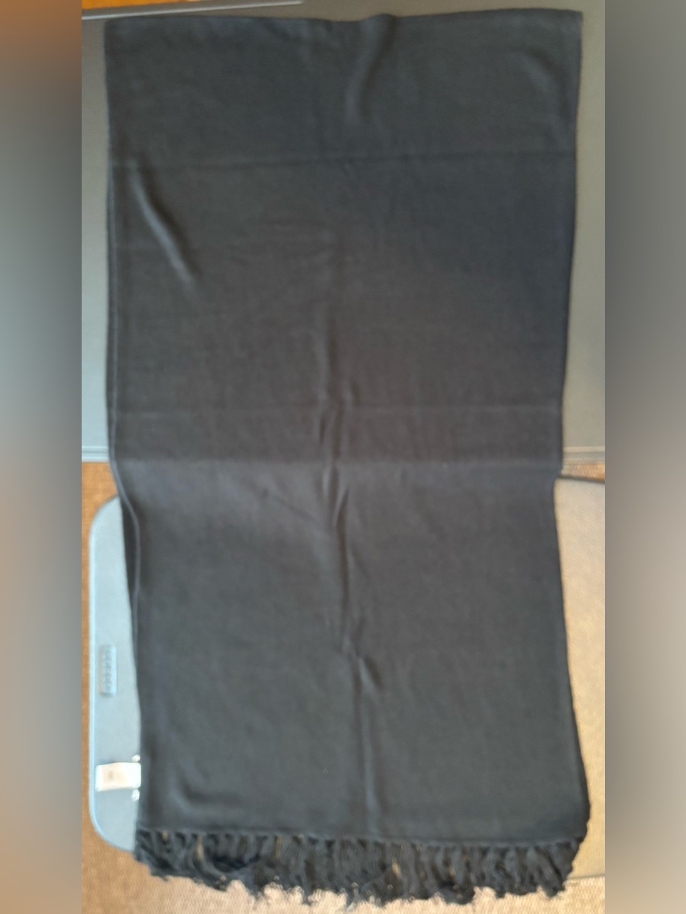Susan Graver Black Knit scarf
